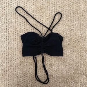 Princess Polly bandeau strappy top with ruching